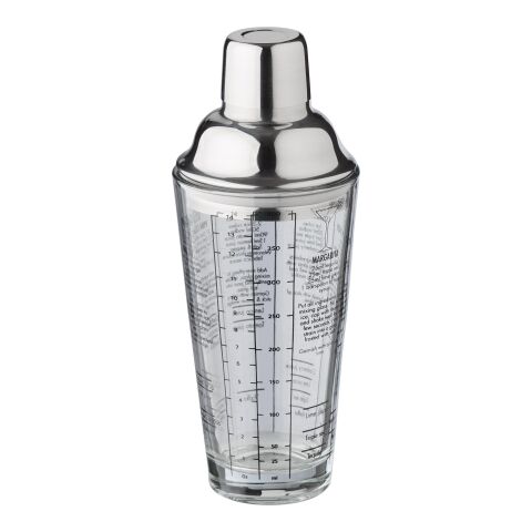 Shaker gradué en verre et en inox Adela neutre | sans marquage | non disponible | non disponible