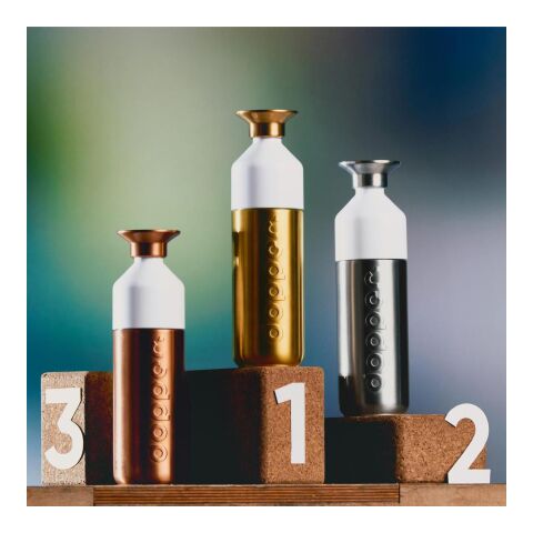 Dopper Steel 800 ml argent/blanc | sans marquage | non disponible | non disponible