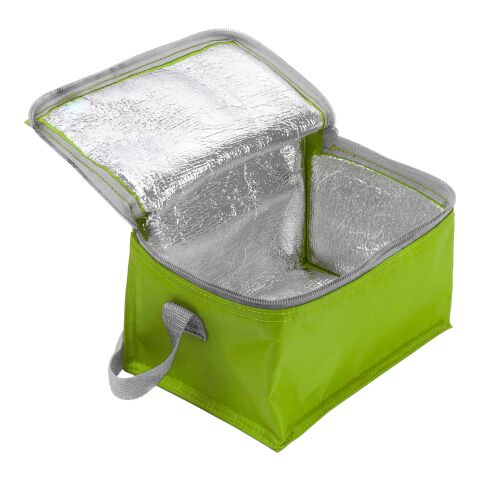 Pochette isotherme en polyester 420D vert clair | sans marquage | non disponible | non disponible