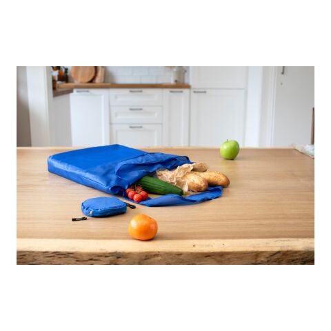 Sac shopping pliable bleu | sans marquage | non disponible | non disponible