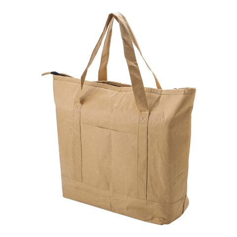 Sac isotherme en papier laminé marron | sans marquage | non disponible | non disponible
