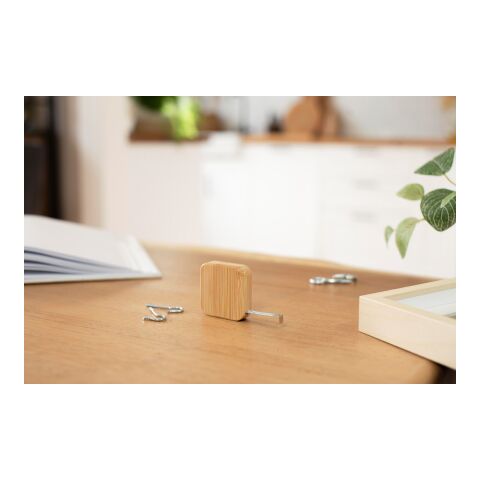 Mètre-ruban de 1 m en bambou Callum marron | sans marquage | non disponible | non disponible