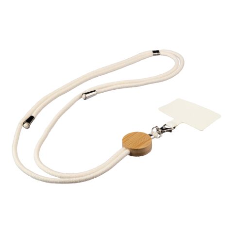 Porte-téléphone lanyard en coton Lucia Martre | sans marquage | non disponible | non disponible