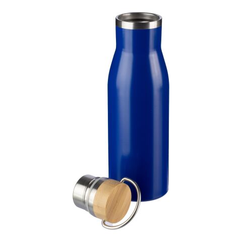 Bouteille de 500 ml en acier inoxydable recyclé Aline bleu | sans marquage | non disponible | non disponible