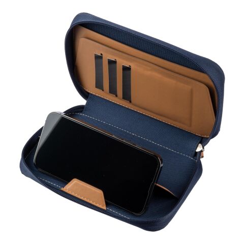 Pochette de voyage en rPET Susanne bleu | sans marquage | non disponible | non disponible