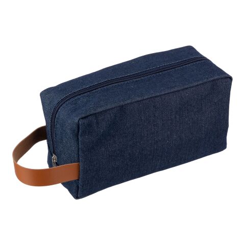 Trousse de toilette en denim Marianne bleu | sans marquage | non disponible | non disponible