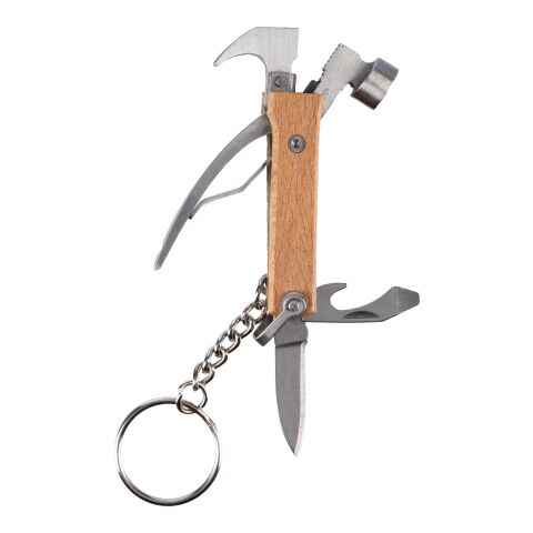 Outil multifonction en bambou avec porte-clés Heinrich marron | sans marquage | non disponible | non disponible