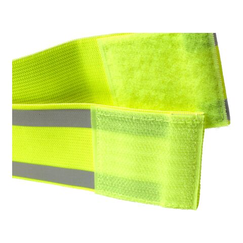 Brassard réfléchissant en tissu et velcro jaune | sans marquage | non disponible | non disponible