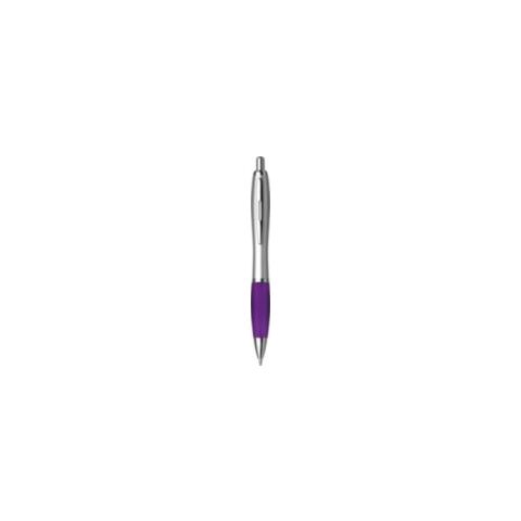 Stylo bille en ABS recyclé Mariam violet | sans marquage | non disponible | non disponible