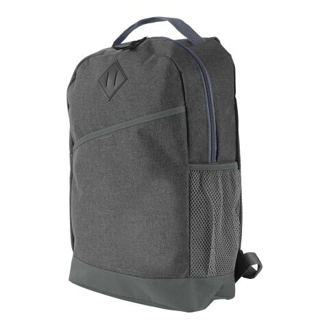 Sac à dos en polycanvas 600D avec poche frontale. gris | sans marquage | non disponible | non disponible