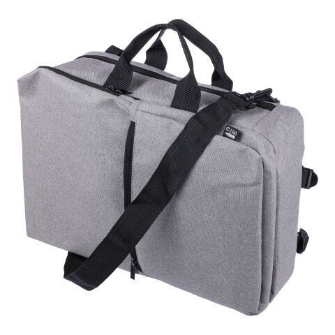 Sac à dos porte-ordinateur de 15&#039;&#039; en polyester rPET 300D Mallory gris clair | sans marquage | non disponible | non disponible