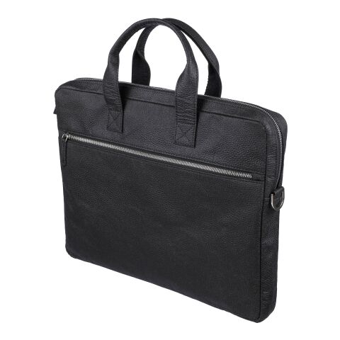Sacoche porte-ordinateur de 15''en peau de tomate Lillian noir | sans marquage | non disponible | non disponible