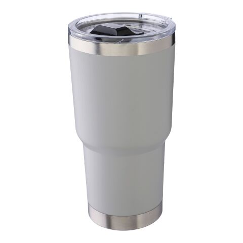 Mug isotherme en acier inoxydable recyclé Arnold blanc | sans marquage | non disponible | non disponible