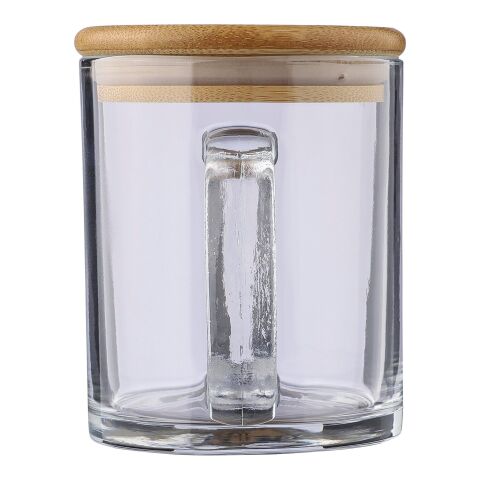 Mug en verre recyclé et bambou de 300 ml Ashley neutre | sans marquage | non disponible | non disponible