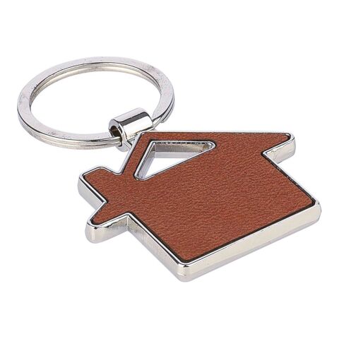 Porte-clé en cuir recyclé Jim marron | sans marquage | non disponible | non disponible