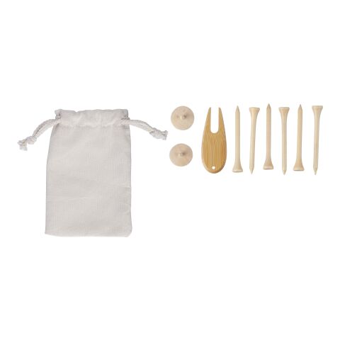 Ensemble de tees de golf en bois Nyssa marron | sans marquage | non disponible | non disponible