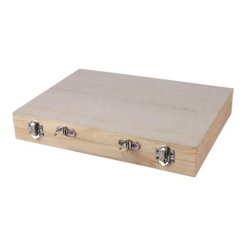 Coffret à dessin en bois Thessaly marron | sans marquage | non disponible | non disponible