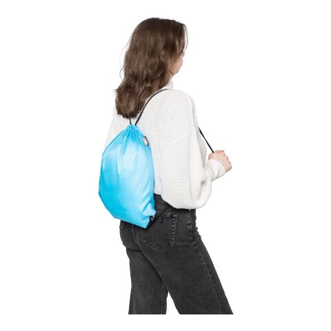 Sac à dos en polyester rPET 210D Calix bleu | sans marquage | non disponible | non disponible