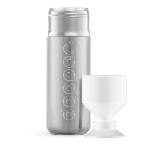 Dopper Silver Insulated (580 ml) argent/blanc | sans marquage | non disponible | non disponible