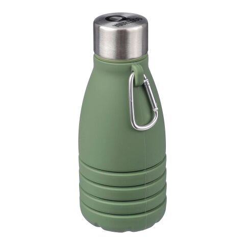 Gourde pliable de 550 ml en silicone Erin gris | sans marquage | non disponible | non disponible