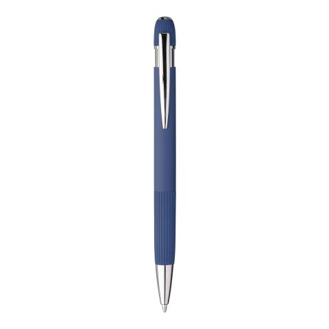 Set de cuaderno de PU reciclado (A5) y bolígrafo Tarek bleu