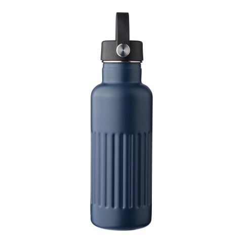 Botella termo de acero inox. reciclado (500 ml) Lior bleu | sans marquage | non disponible | non disponible