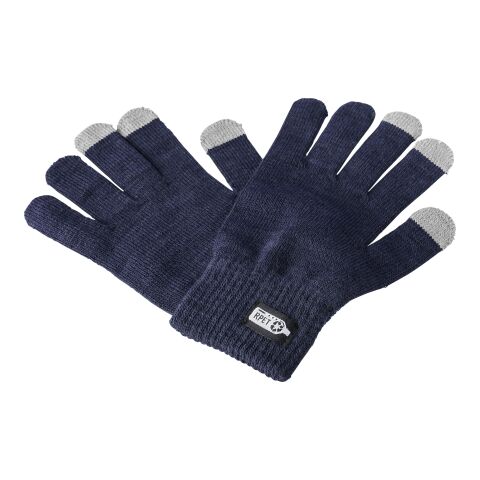 Guantes táctiles de rPET Nira bleu | sans marquage | non disponible | non disponible