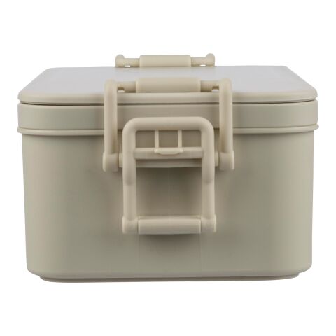 Lunch box double compartiments en PP Siena noir | sans marquage