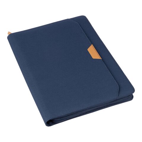 Conférencier A4 zippé en rPET Jasmin noir | sans marquage | non disponible | non disponible