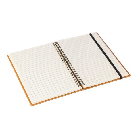 Carnet A5 en cuir recyclé A5 Egon noir | sans marquage | non disponible | non disponible