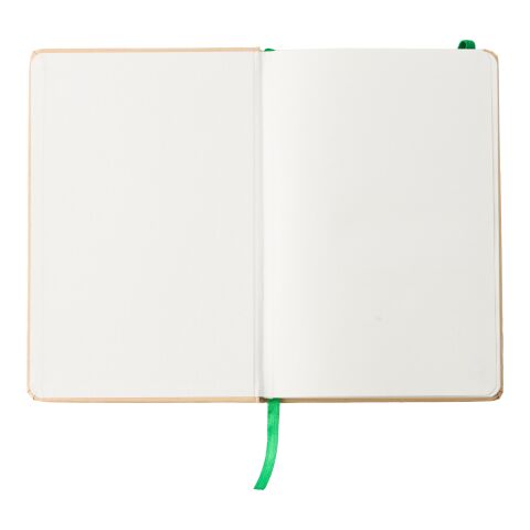 Carnet A5 en carton recyclé Gianni vert lime | sans marquage | non disponible | non disponible