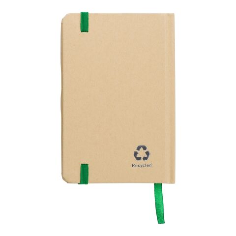 Carnet A6 en matériau recyclé John vert lime | sans marquage | non disponible | non disponible
