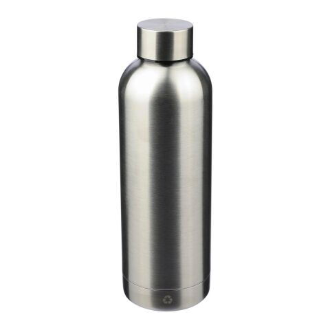 Gourde en acier inoxydable recyclé Isaih argent | sans marquage | non disponible | non disponible
