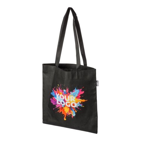Bolsa con asas de tela no tejida reciclada (80 g/m2) Vian jaune | sans marquage | non disponible | non disponible