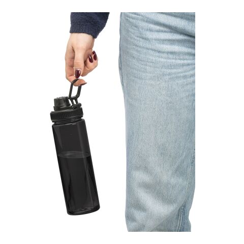 Gourde de 750 ml en rPET Olivian noir | sans marquage | non disponible | non disponible