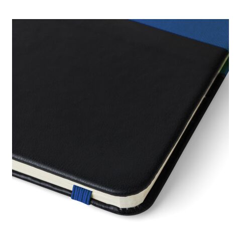 Carnet A5 en polyester rPET Yuna bleu cobalt