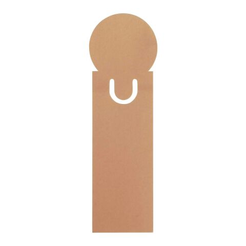 Marque-page Clay | Carton recyclé marron