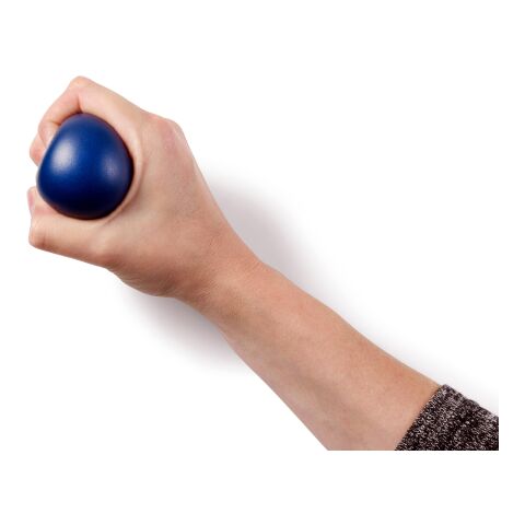 Balle anti-stress en PVC bleu cobalt