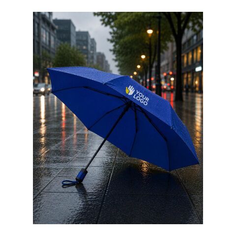 Parapluie pliable en polyester 190 T pongee noir