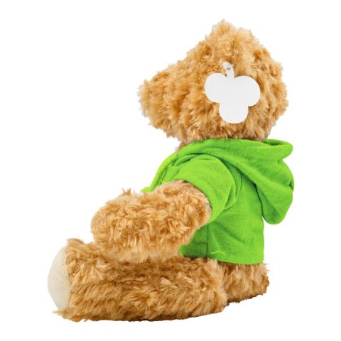 Peluche livré avec un sweat. vert