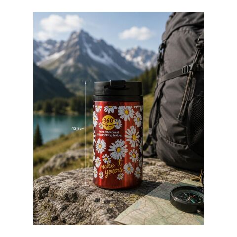 Mug isotherme en acier inoxydable noir