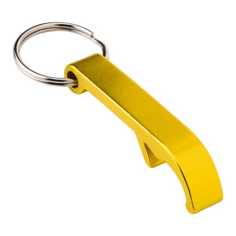Porte-clés/décapsuleur jaune