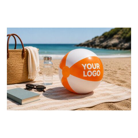 Ballon de plage gonflable en PVC multicolore