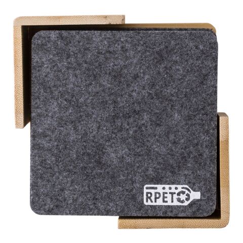 Sous-verre en feutre rPET Lawrence gris