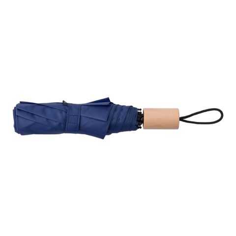 Parapluie pliable en polyester Brooklyn bleu