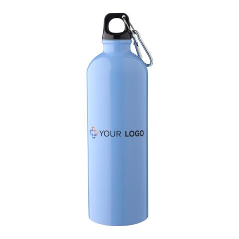 Gourde simple paroi de 750 ml en acier inoxydable recyclé Emeric violet