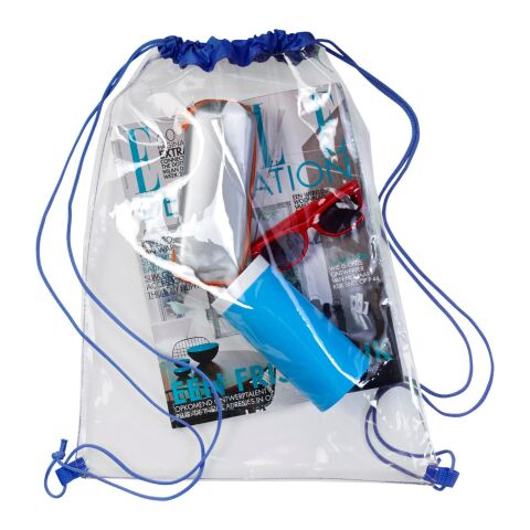 Sac à dos transparent bleu cobalt