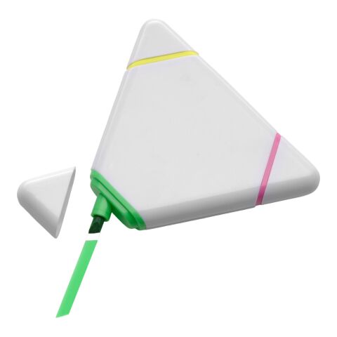 Surligneur triangulaire blanc