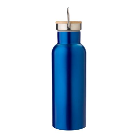 Bouteille isotherme en acier inoxydable bleu