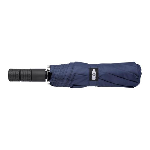 Parapluie pliable en rPET 190T Kameron bleu